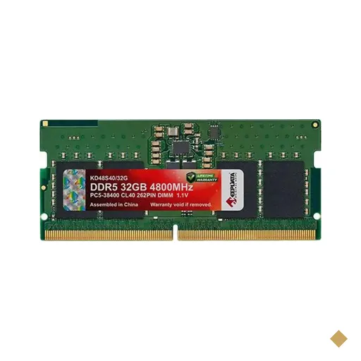 Memória Notebook KeepData 32GB DDR5 SO-DIMM 4800MHz 1.1V KD48S40/32G