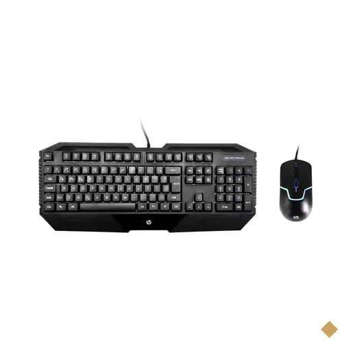 Kit Teclado e Mouse HP Gamer GK1000 LED Blue USB