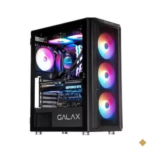 Gabinete Gamer GALAX Revolution 07, Lateral em Vidro Temperado, 4 Fans RGB, Mid…