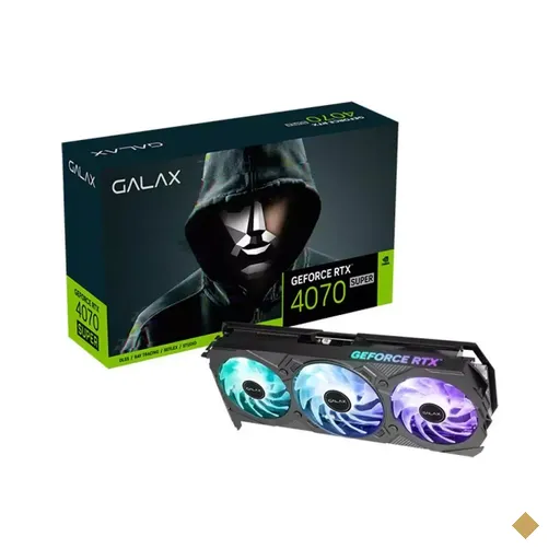 Placa de Vídeo GALAX GeForce RTX 4070 SUPER EX Gamer 1-Click OC 12GB GDDR6X…
