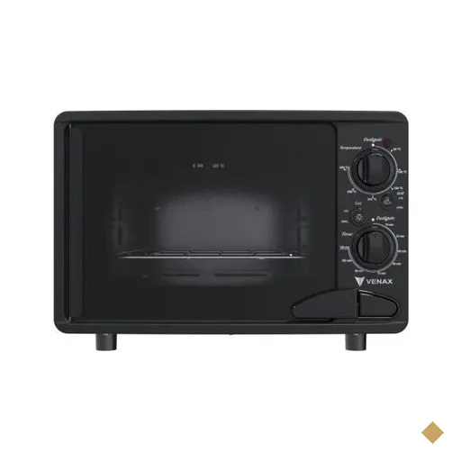 Forno Elétrico Luxo 45L Preto Fosco