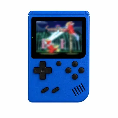 Super Mini Video Game Portátil 400 Em 1 Retrô Cor:azul