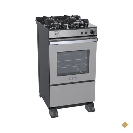 Fogao 4 Bocas Venax Gaudi Vetro Vitreo Inox Gas GLP