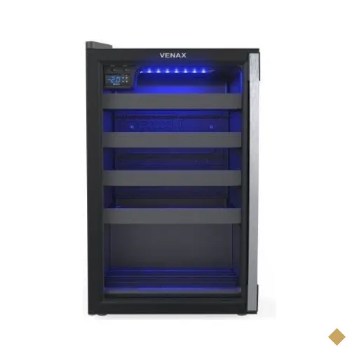 Champanheira 100l Preto Fosco Porta Invertida