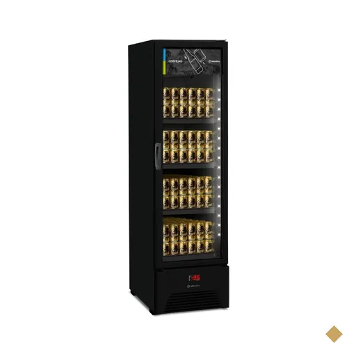 Cervejeira Metalfrio Optima 337L All Balck Slim 220V VN28RH