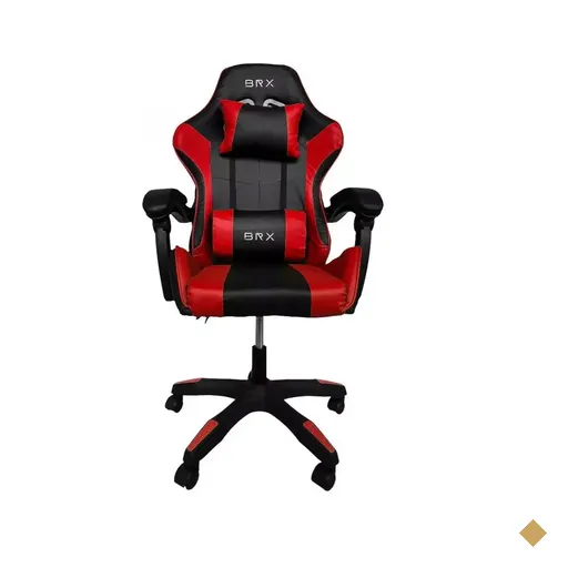 Cadeira Gamer BRX Impact Preta/Vermelha