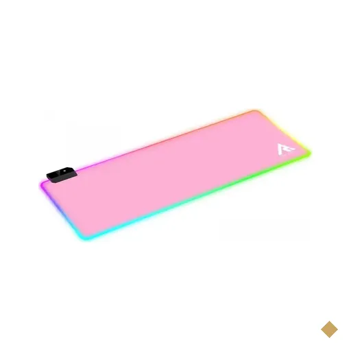 Mousepad Gamer Ryvel RGB (800x300x3MM) Rosa