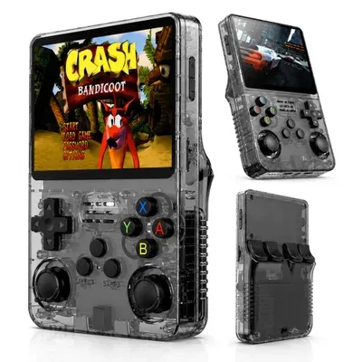 Console Portátil Retro Mini Game Game R36s Tela Ips 3.5" " Preto