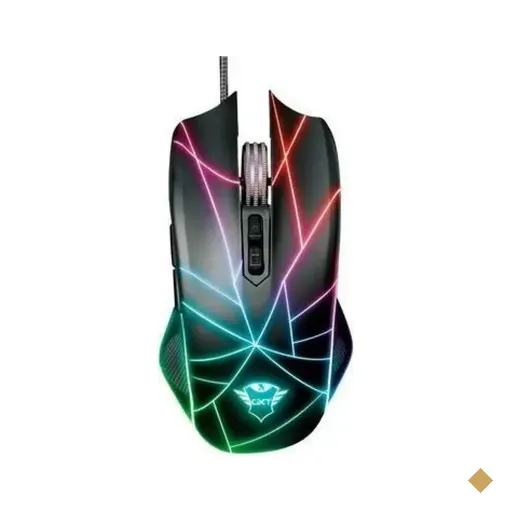 Mouse Trust Gamer Ture GXT 160X RGB 4500dpi Preto USB
