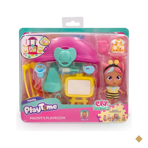 Boneca Cry Babies Playtime Brinquedoteca Da Maddy - BR2466OUT [Reembalado]