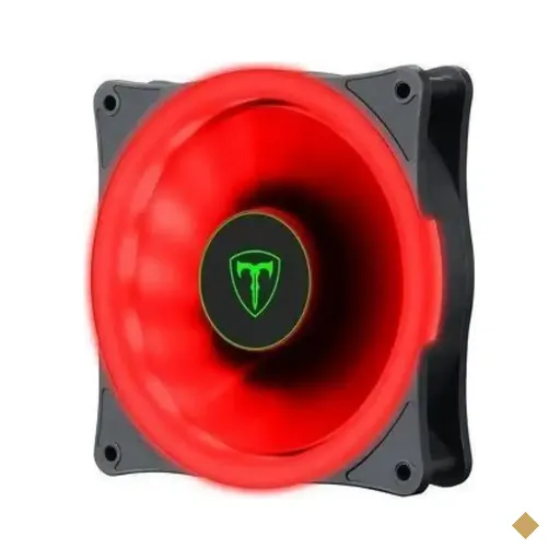 Fan Cooler T-Dagger Led Vermelho T-TGF300-R 120mm Preto