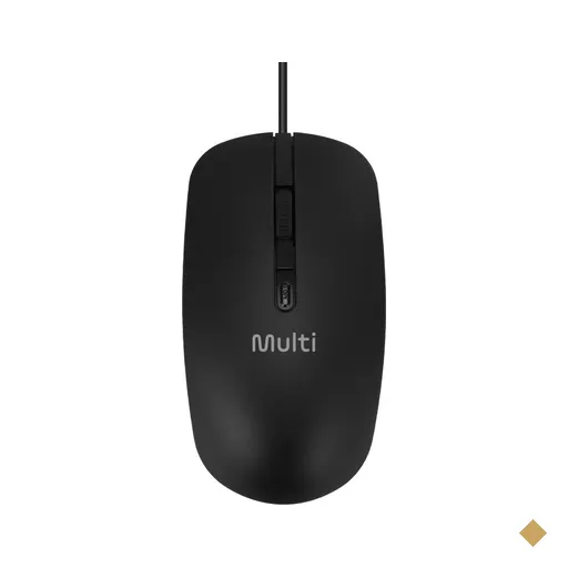 Mouse com Fio Cabo 180cm MF690 USB Multi - MO690