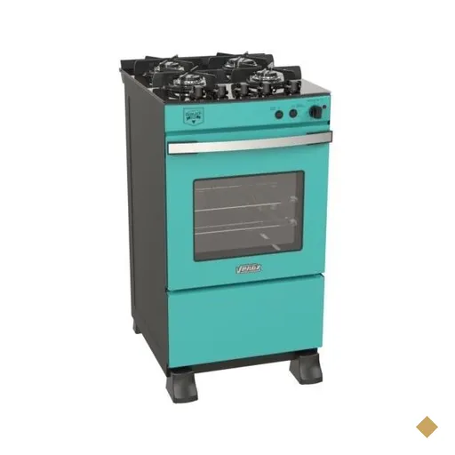 Fogao 4 Bocas Venax Gaudi Vetro Vitreo Verde Gas GLP