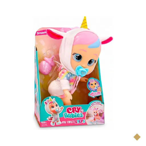 Boneca Cry Babies Meus Primeiros Passos Dreamy Multikids - BR2583