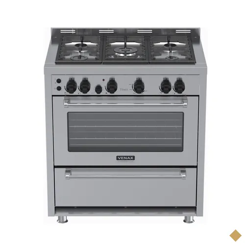 Fogao 5 Bocas Venax Temis Inox Gas GLP