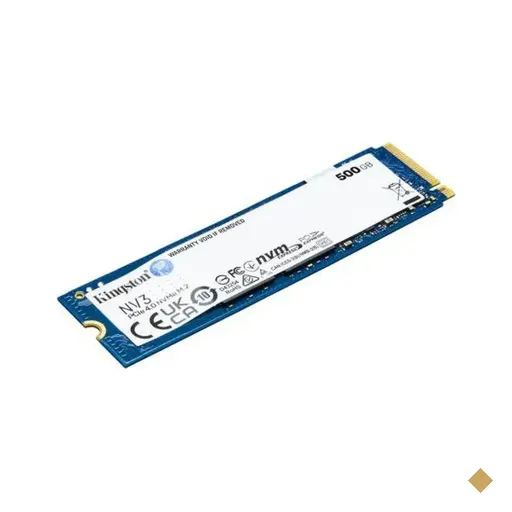 SSD Kingston NV3 500GB M.2 2280 PCIe NVMe 4.0 x4 SNV3S/500GB, Leitura 5000MB/s