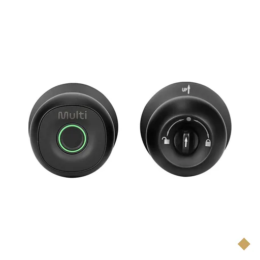 Fechadura Biométrica Smart Bluetooth Preta Multi - SE243