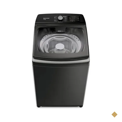 Máquina de Lavar Brastemp 16kg Titânio com Tecnologia Double Wash e Ciclo…