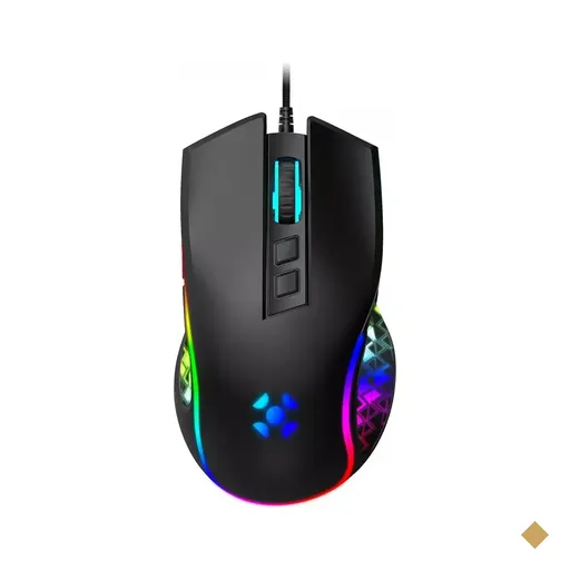 Mouse Gamer Fortrek Vickers New Edition 8000dpi LED RGB USB - Preto