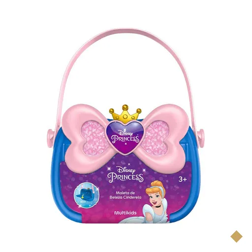 Maleta de Beleza Cinderela Disney Princesas c/ Acessórios Multikids -…