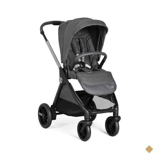 Carrinho Chicco Para Bebê Bellagio Preto