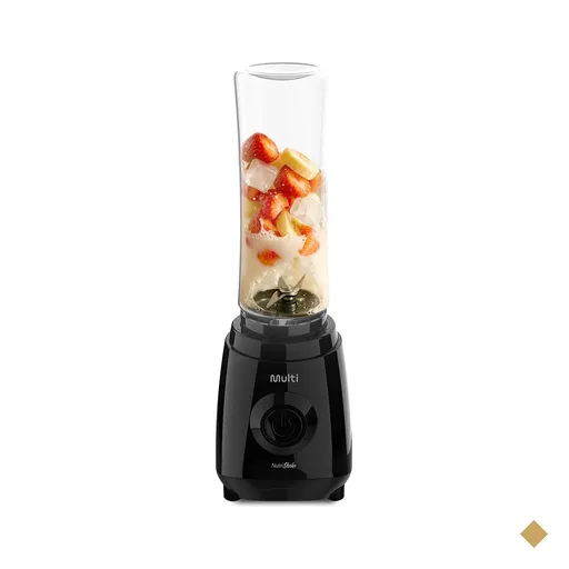 Liquidificador Portatil Nutri Shake 127V-250W Preta Multi Home - GO600