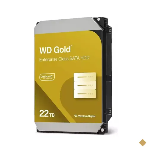 HD Western Digital 22TB Gold Enterprise 7200RPM 512MB 3,5″ SATA 6.0Gb/s…