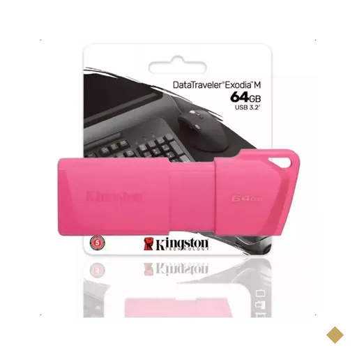 Pendrive Kingston DataTraveler Exodia 64GB USB 3.2 Rosa