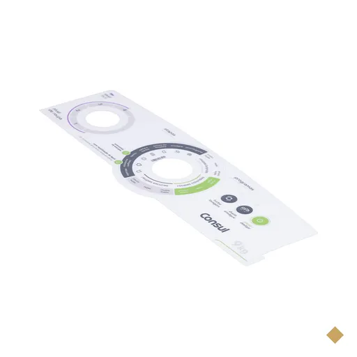 Painel de Controle Decorativo para Máquina de Lavar Consul