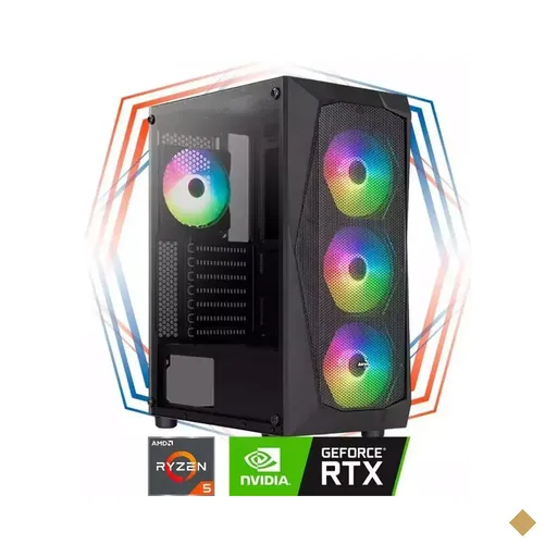PC Gamer Firestorm 3X RGB Professional - R5 Edition (AMD Ryzen 5 5600X 6-Core…