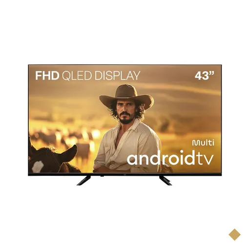 Smart TV Multi 43" QLED Full HD Android - TL066MQ
