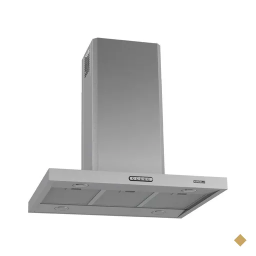 Coifa Ilha Retangular 75cm 3 Velocidades Inox Nardelli