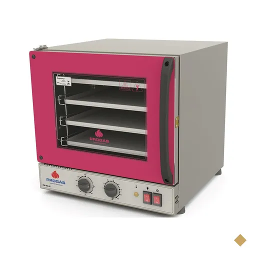 Forno Turbo Elétrico Progás Fast Oven 56 Litros Vermelho 220V PRP-004