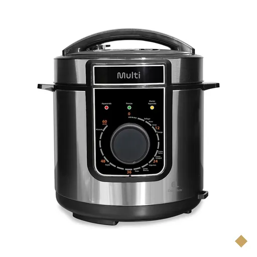 Panela de Pressão 6L 1000W-220V Cinza Multi - GO503OUT [Reembalado]