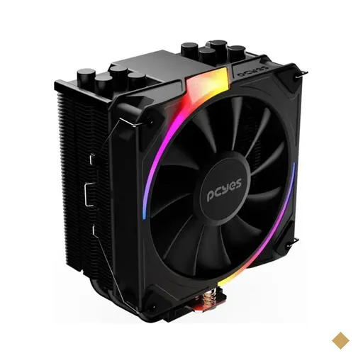 CPU Cooler PCYes Frost Pulse ARGB - Black Vulcan (Intel/AMD) TDP 180W -…