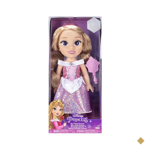 Boneca Princesas Disney Aurora Articulada 38cm Multikids - BR2771