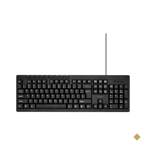 Teclado Com Fio USB Teclas Multimídia Cabo 180cm Multi - TC606OUT [Reembalado]