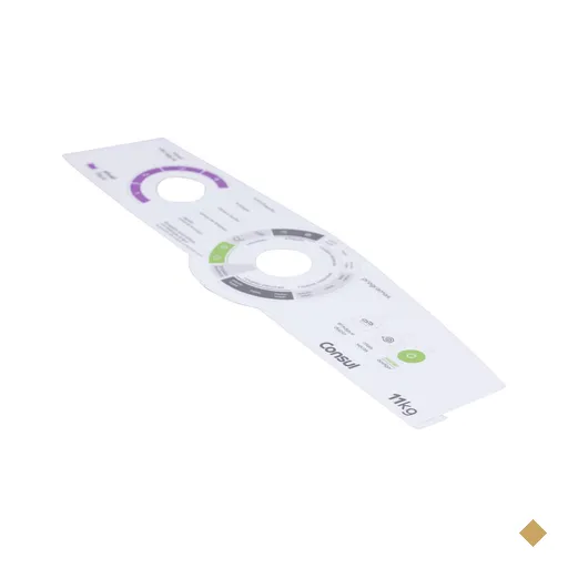 Painel de Controle Decorativo para Máquina de Lavar Consul