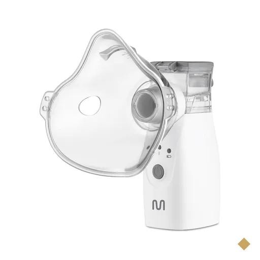 Inalador Nebulizador Portátil Mesh Pilhas e USB Silencioso Multi Saúde - HC150