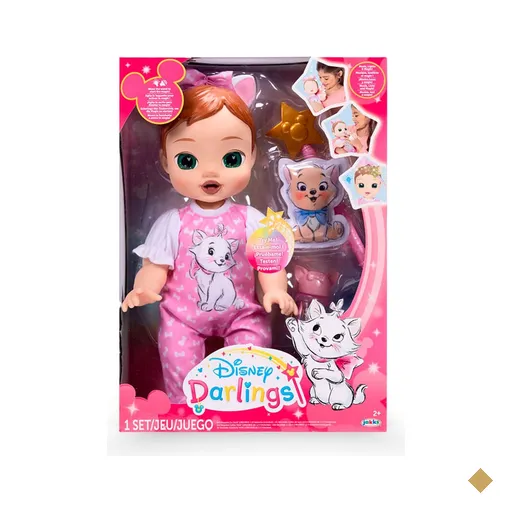 Boneca Disney Darlings com Luz e Som Marie Multikids - BR2600