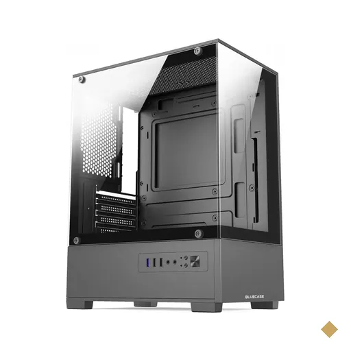 Gabinete Bluecase Gamer Hit BG-054, Frontal e Lateral em Vidro Temperado, Mid…