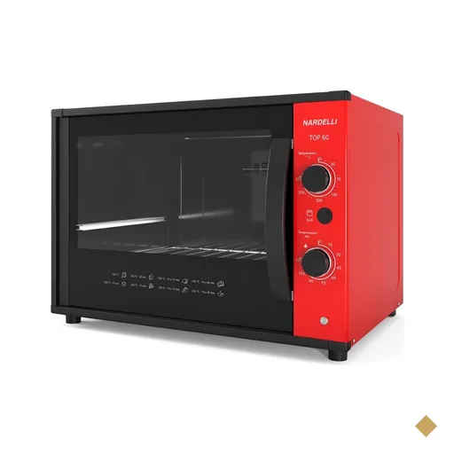 Forno Elétrico Bancada 60 Litros Top 60 Nardelli - Vermelho