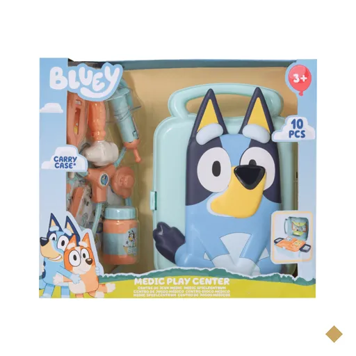 Kit Médico Maleta com Acessórios de Exame e Primeiros Socorros Dr. Bluey…