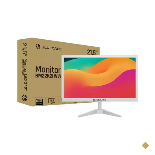 Monitor Bluecase 21,5″ LED (1920x1080, HDMI, 75Hz) Branco