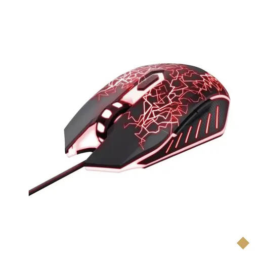Mouse Trust Gamer GXT 105X IZZA Illuminated Óptico 4000dpi LED Preto USB