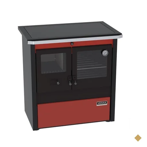 Fogao A Lenha N 1 Le Corbusier Dupla Combustao Vermelho