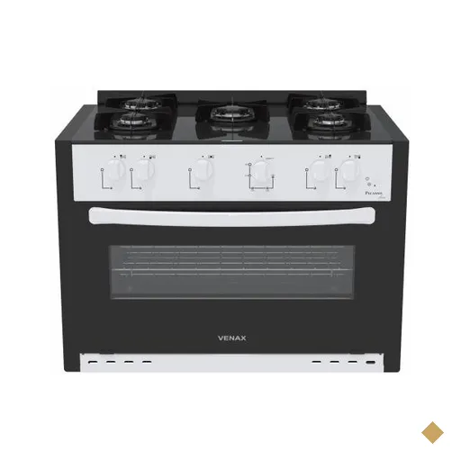 Fogao de Embutir 5 Bocas Venax Picasso Line Branco Gas GLP