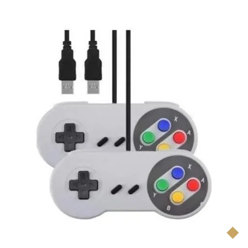 2 Controles Usb Para Super , Joypad Para Jogos Retrô