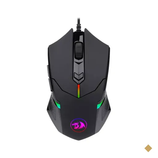 Mouse Gamer Redragon Centrophorus RGB 7200dpi 6 Botões LED RGB USB
