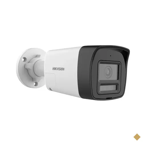 Câmera de Segurança Hikvision (Interna/Externa) Analógica Bullet, com Áudio…